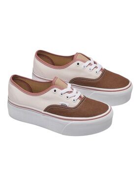 VANS | Authentic Stackform Earthy Multi Color Block Platform Sneaker